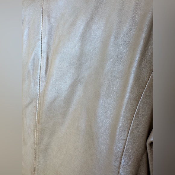 BOD & CHRISTENSEN LAMB LEATHER JACKET, COGNAC COLOR. - Picture 9 of 13